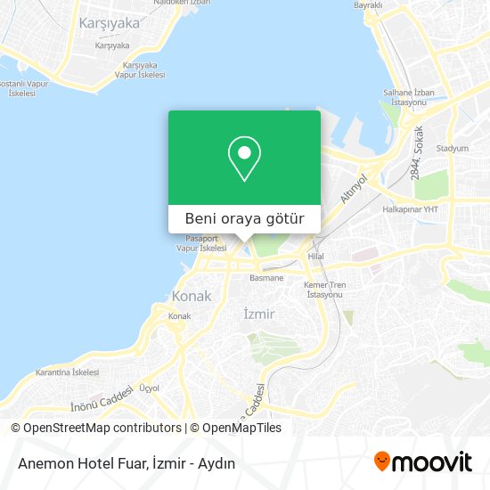 Anemon Hotel Fuar harita