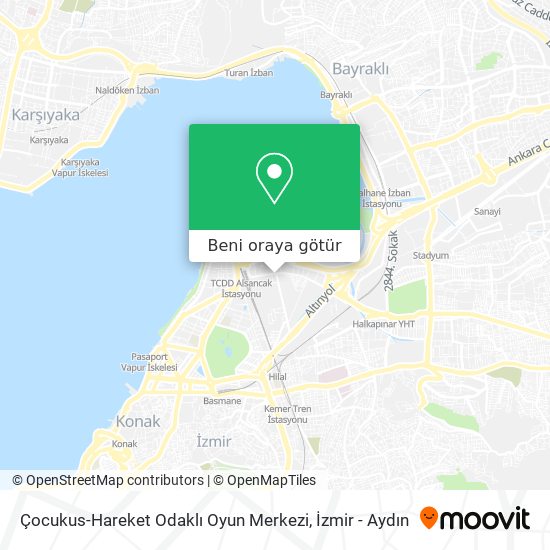 Çocukus-Hareket Odaklı Oyun Merkezi harita