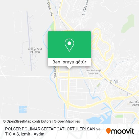 POLSER POLİMAR SEFFAF CATİ ORTULERİ SAN ve TİC A.Ş harita