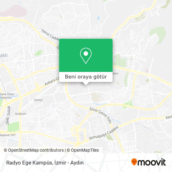 Radyo Ege Kampüs harita