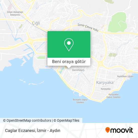 Caglar Eczanesi harita