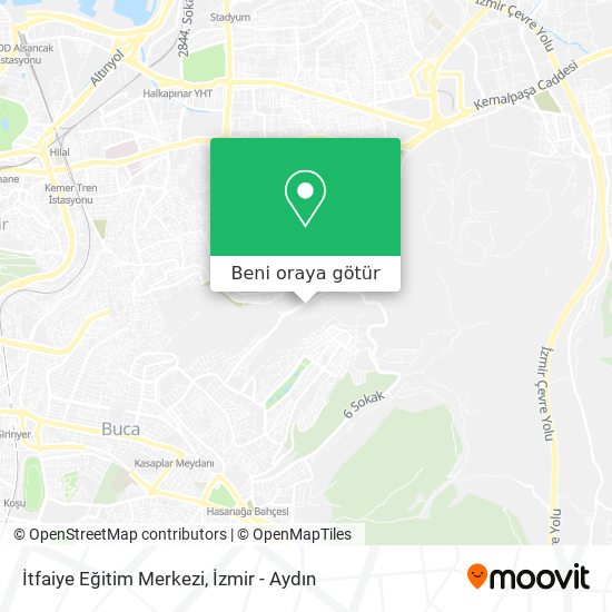 İtfaiye Eğitim Merkezi harita