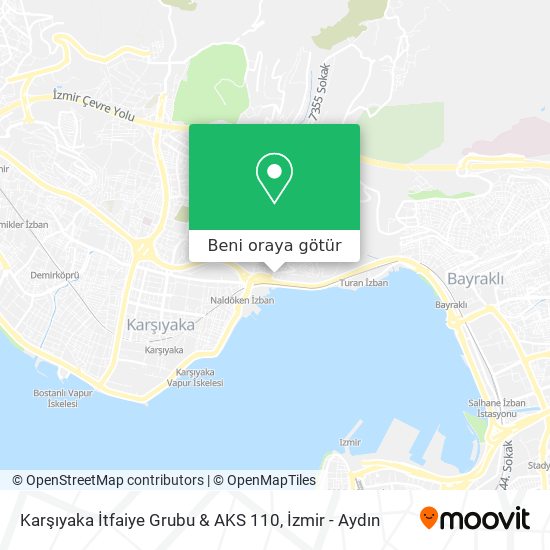 Karşıyaka İtfaiye Grubu & AKS 110 harita