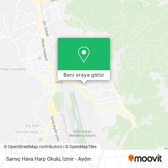 Sarnıç Hava Harp Okulu harita