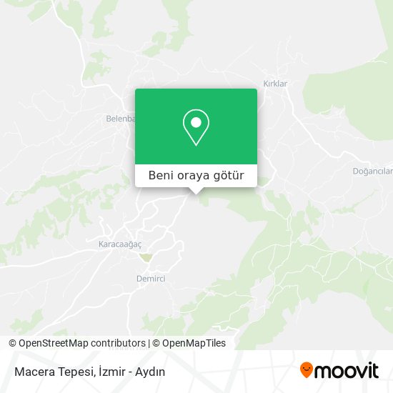 Macera Tepesi harita