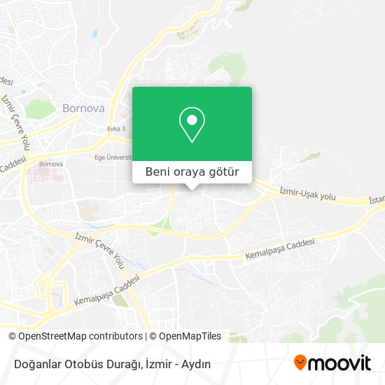 Doğanlar Otobüs Durağı harita