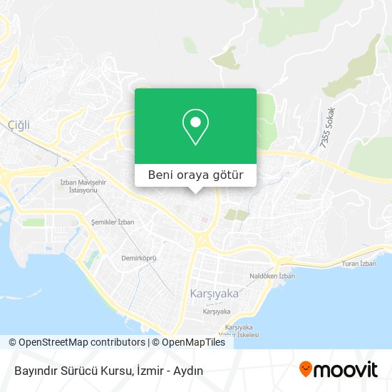 Bayındır Sürücü Kursu harita