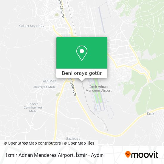 Izmir Adnan Menderes Airport harita