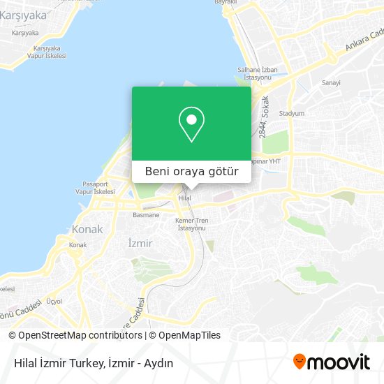 Hilal İzmir Turkey harita