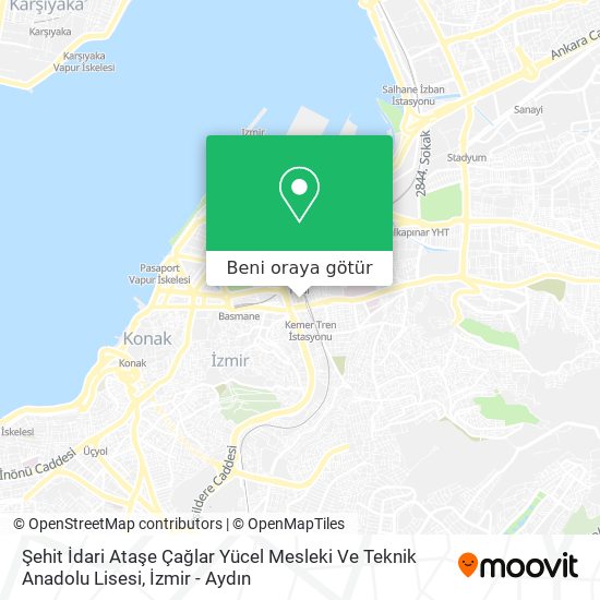 Şehit İdari Ataşe Çağlar Yücel Mesleki Ve Teknik Anadolu Lisesi harita