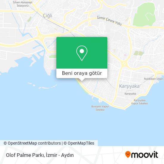 Olof Palme Parkı harita