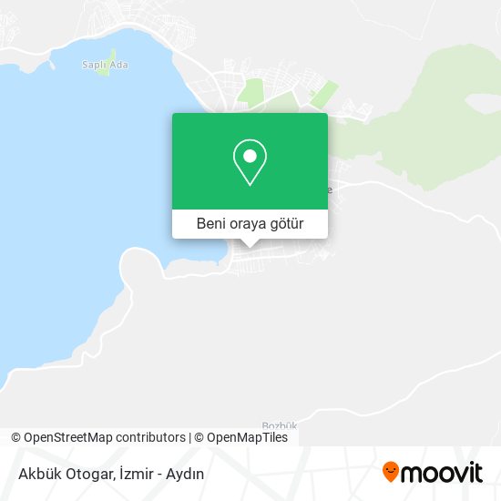 Akbük Otogar harita