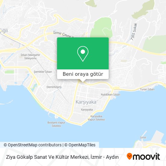 Ziya Gökalp Sanat Ve Kültür Merkezi harita