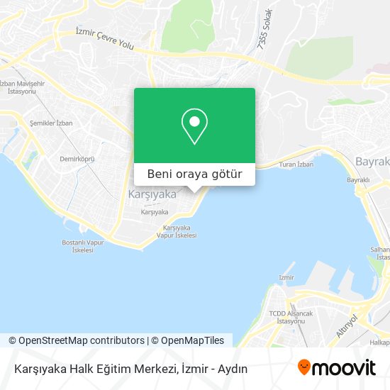 Karşıyaka Halk Eğitim Merkezi harita