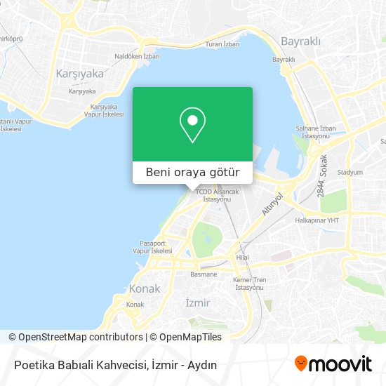 Poetika Babıali Kahvecisi harita