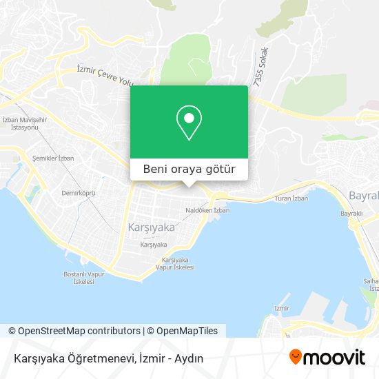 Karşıyaka Öğretmenevi harita