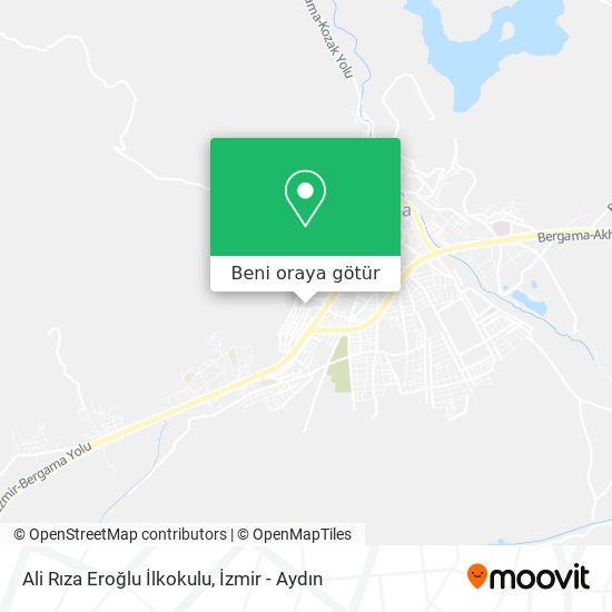 Ali Rıza Eroğlu İlkokulu harita
