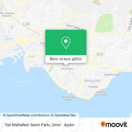 Yalı Mahallesi Semt Parkı harita