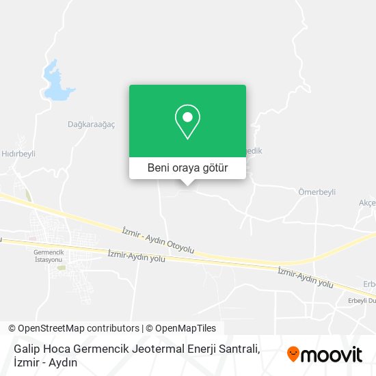 Galip Hoca Germencik Jeotermal Enerji Santrali harita