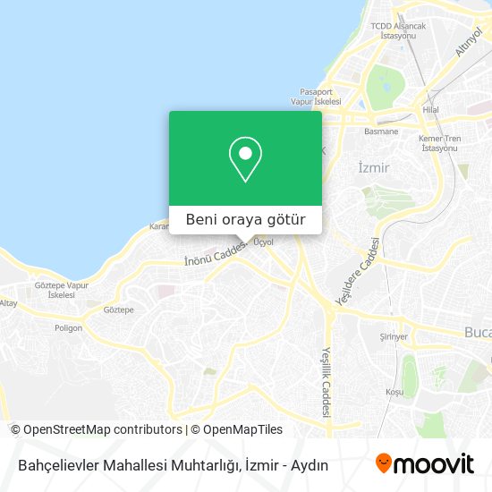 Bahçelievler Mahallesi Muhtarlığı harita
