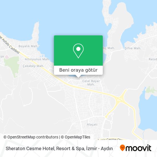 Sheraton Cesme Hotel, Resort & Spa harita