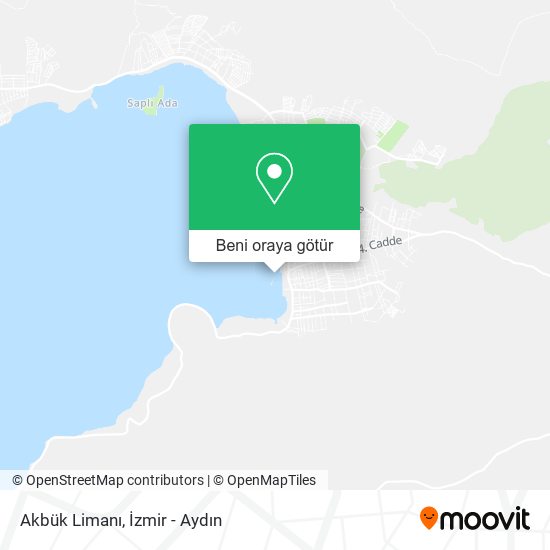 Akbük Limanı harita