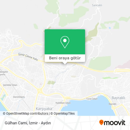 Gülhan Cami harita