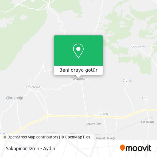 Yakapınar harita