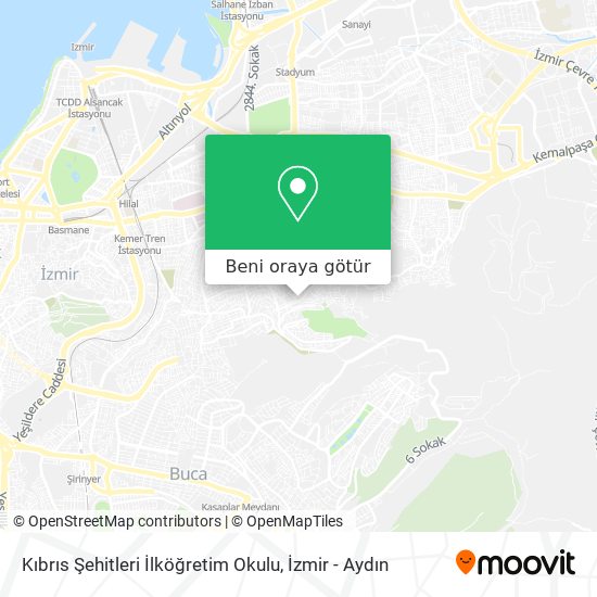 Kıbrıs Şehitleri İlköğretim Okulu harita