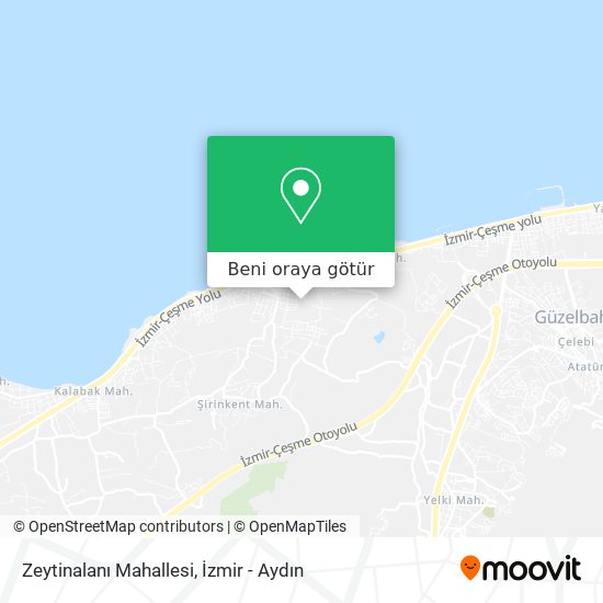 Zeytinalanı Mahallesi harita