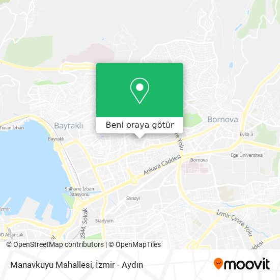 Manavkuyu Mahallesi harita
