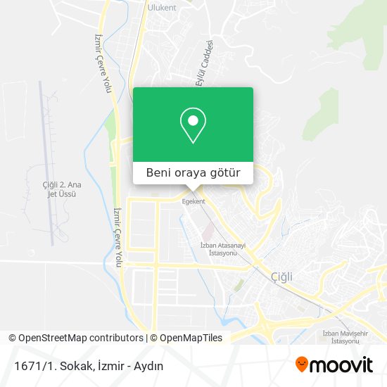 1671/1. Sokak harita