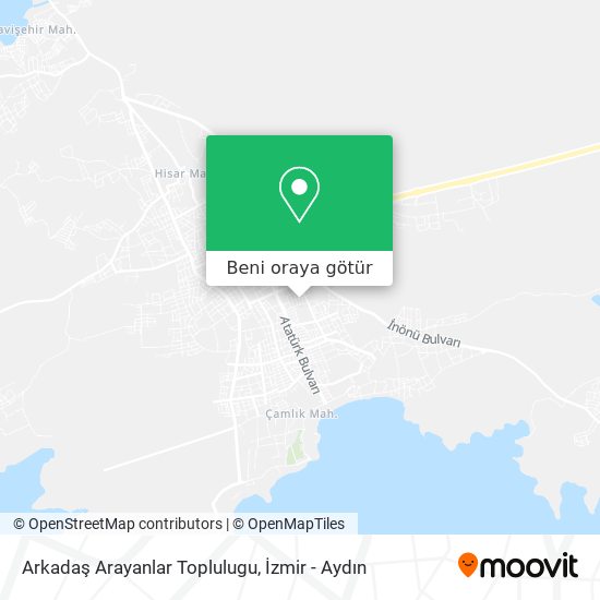 Arkadaş Arayanlar Toplulugu harita
