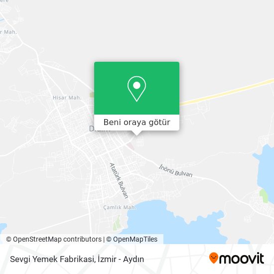 Sevgi Yemek Fabrikasi harita