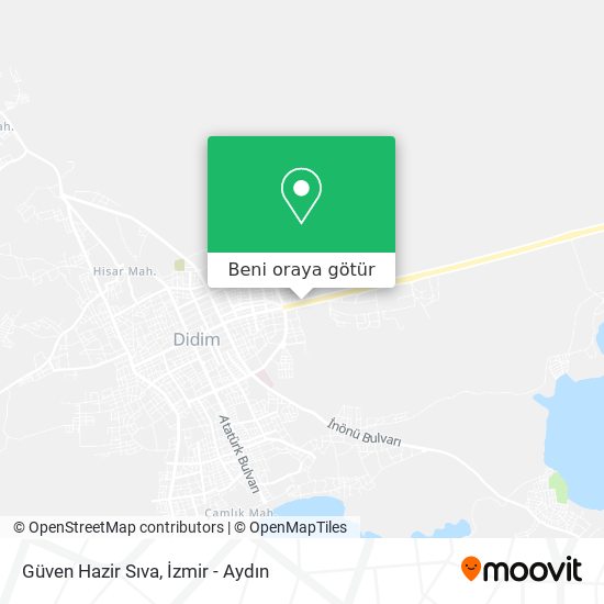 Güven Hazir Sıva harita