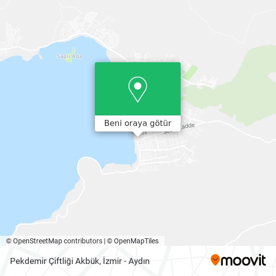 Pekdemir Çiftliği Akbük harita