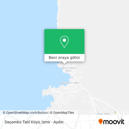 Deçemko Tatil Köyü harita