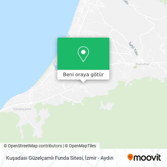 Kuşadası Güzelçamlı Funda Sitesi harita