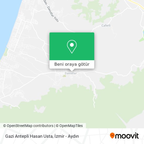 Gazi Antepli Hasan Usta harita