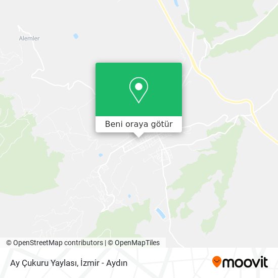 Ay Çukuru Yaylası harita