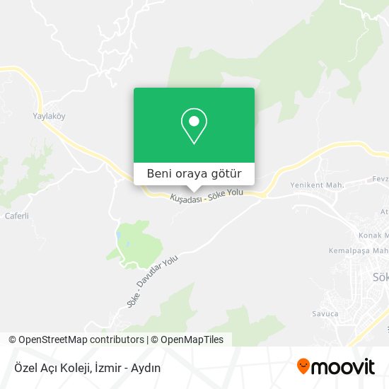 Özel Açı Koleji harita