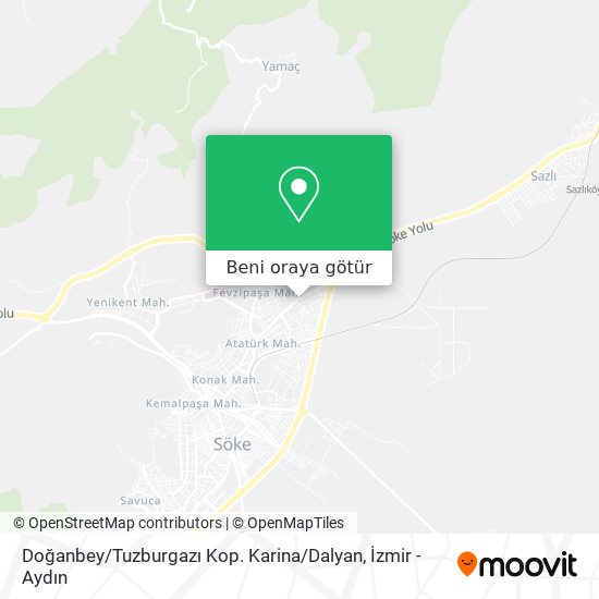 Doğanbey / Tuzburgazı Kop. Karina / Dalyan harita