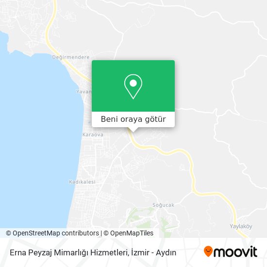 Erna Peyzaj Mimarlığı Hizmetleri harita