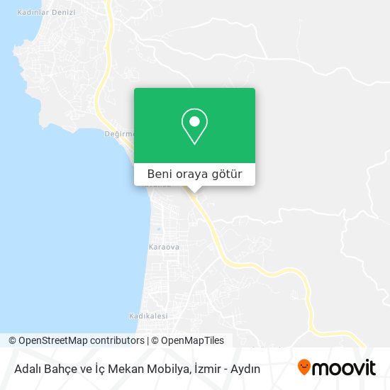 Adalı Bahçe ve İç Mekan Mobilya harita