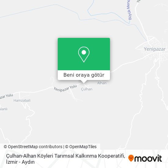 Çulhan-Alhan Köyleri Tarımsal Kalkınma Kooperatifi harita