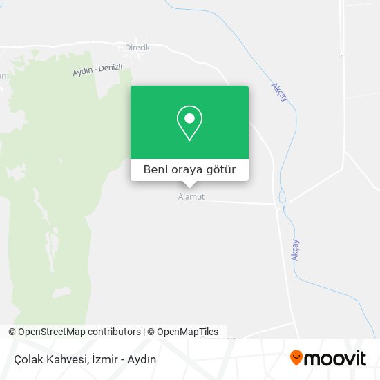 Çolak Kahvesi harita