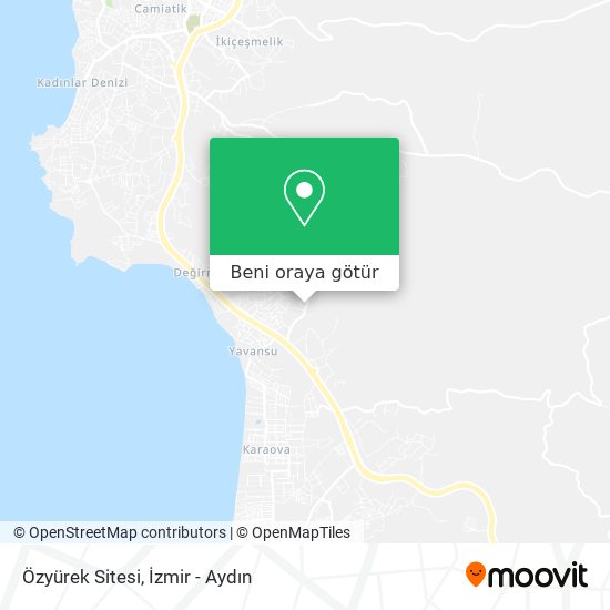 Özyürek Sitesi harita