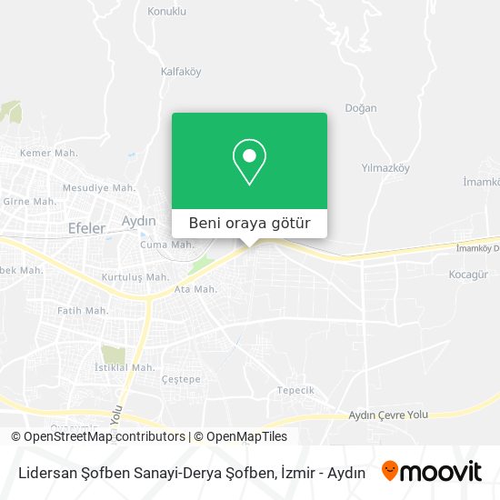 Lidersan Şofben Sanayi-Derya Şofben harita