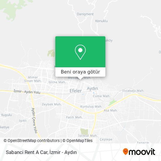 Sabanci Rent A Car harita