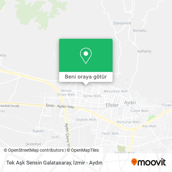 Tek Aşk Sensin Galatasaray harita